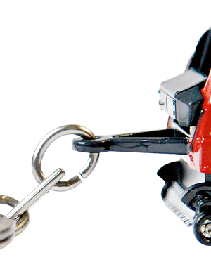 JOHN DEERE Schlüsselanhänger aus Metall mit Logoinlay