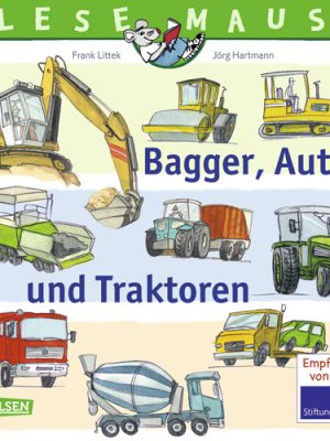 LESEMAUS - Bagger, Autos und Traktoren